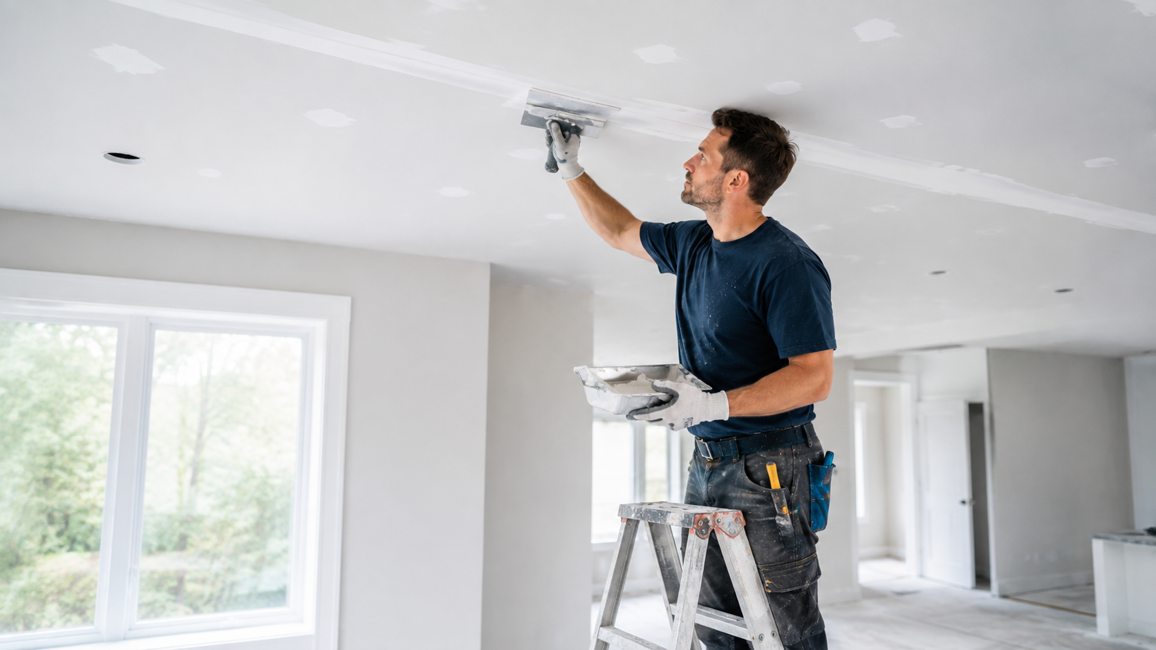 Ceiling Repairs & Finishing